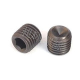Hexagon socket set screws with cup point
